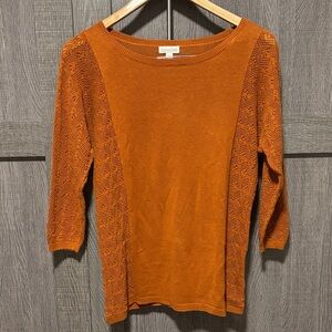 Garnet Hill Rust Sweater